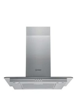 Indesit Ihf64Amx 60Cm Chimney Hood - Stainless Steel